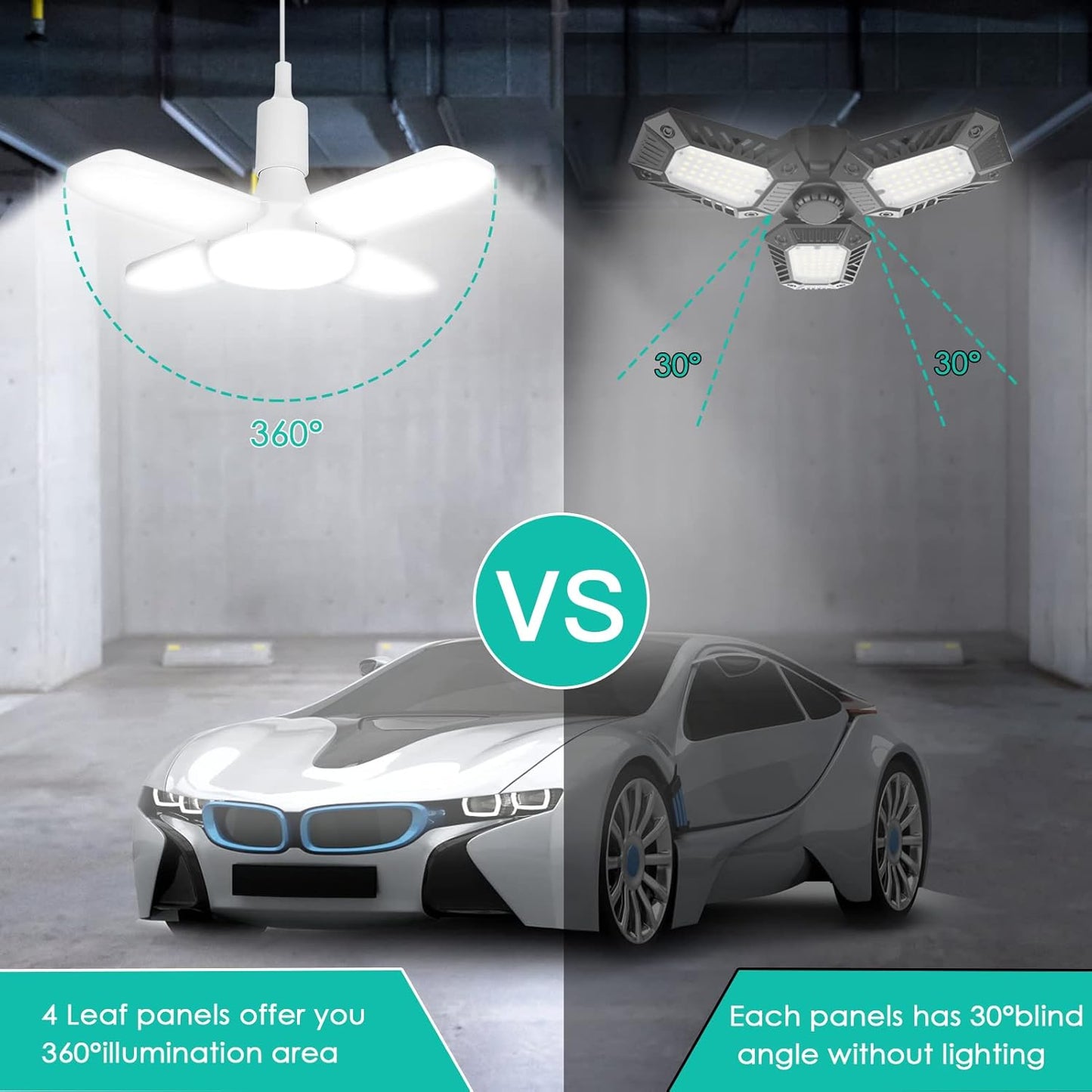 FanTech™ 360 Degree Fan Shaped LED Lights