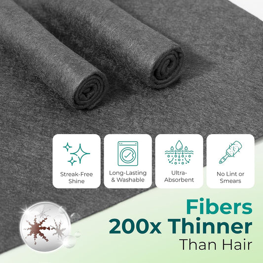 Ultraclean™ Microfiber Magic Cleaning Cloth (Thickened|Super-Absorbent|Reusable|Anti-Scratch|Lint Free & No Water Streak)