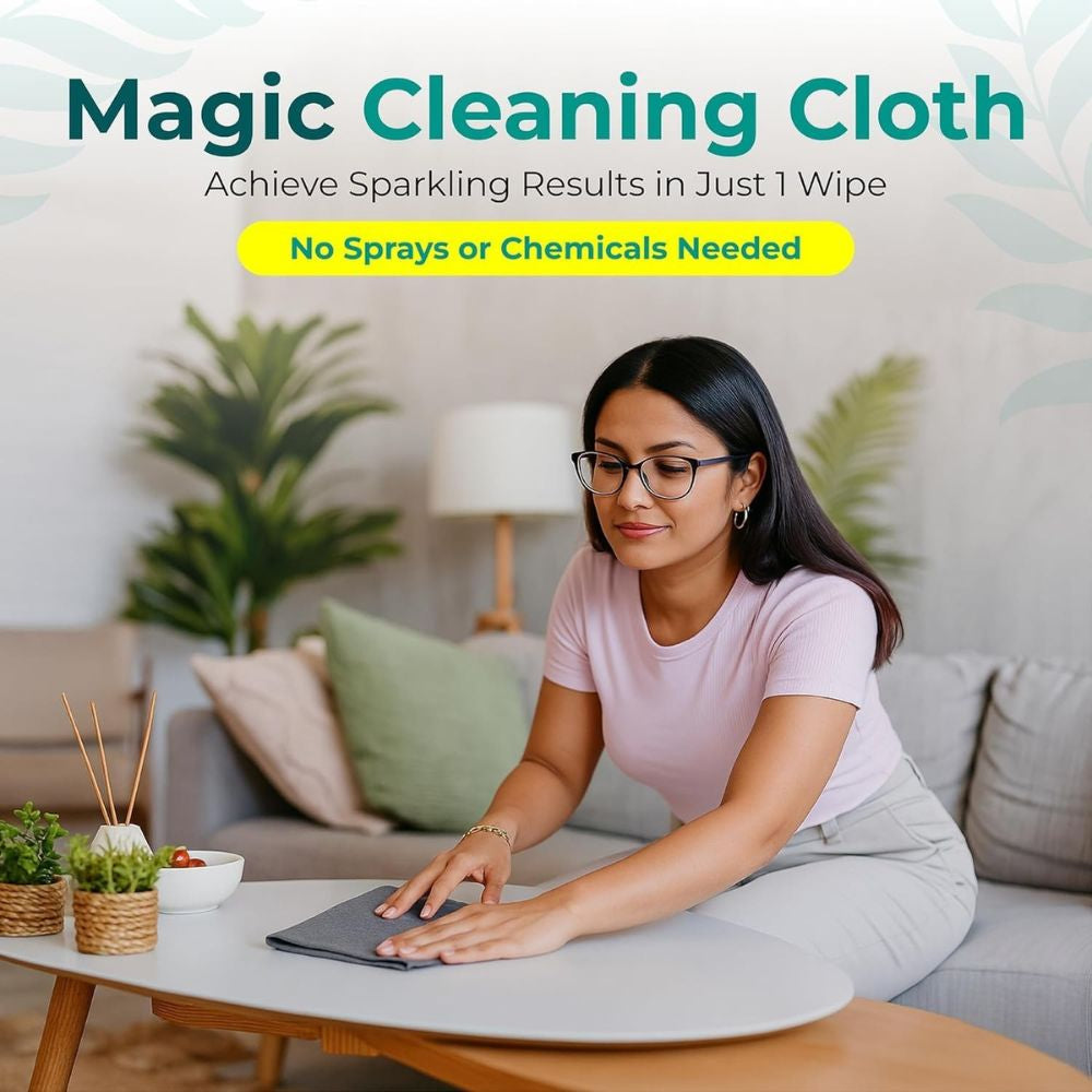Ultraclean™ Microfiber Magic Cleaning Cloth (Thickened|Super-Absorbent|Reusable|Anti-Scratch|Lint Free & No Water Streak)