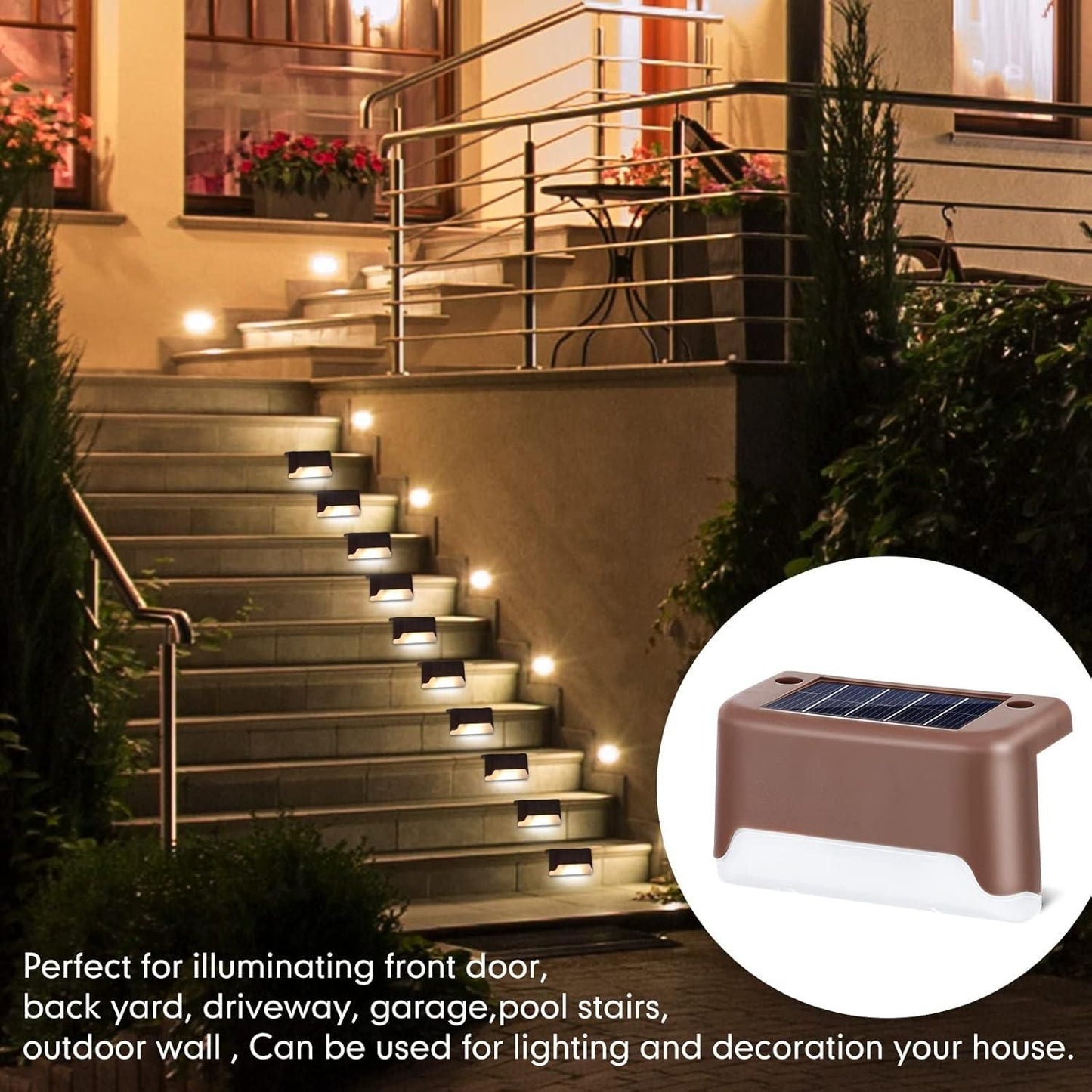 Solaris™ Solar Deck Lights Outdoor