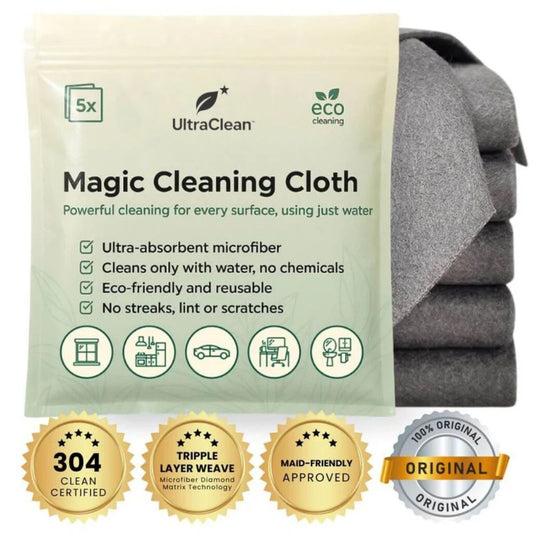Ultraclean™ Microfiber Magic Cleaning Cloth (Thickened|Super-Absorbent|Reusable|Anti-Scratch|Lint Free & No Water Streak)