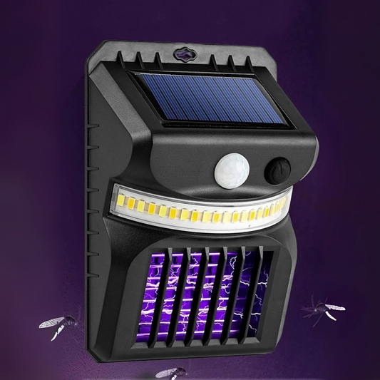 ZapSheild™ Solar Powered Mosquito Killer UV Light with Outdoor Light Setup