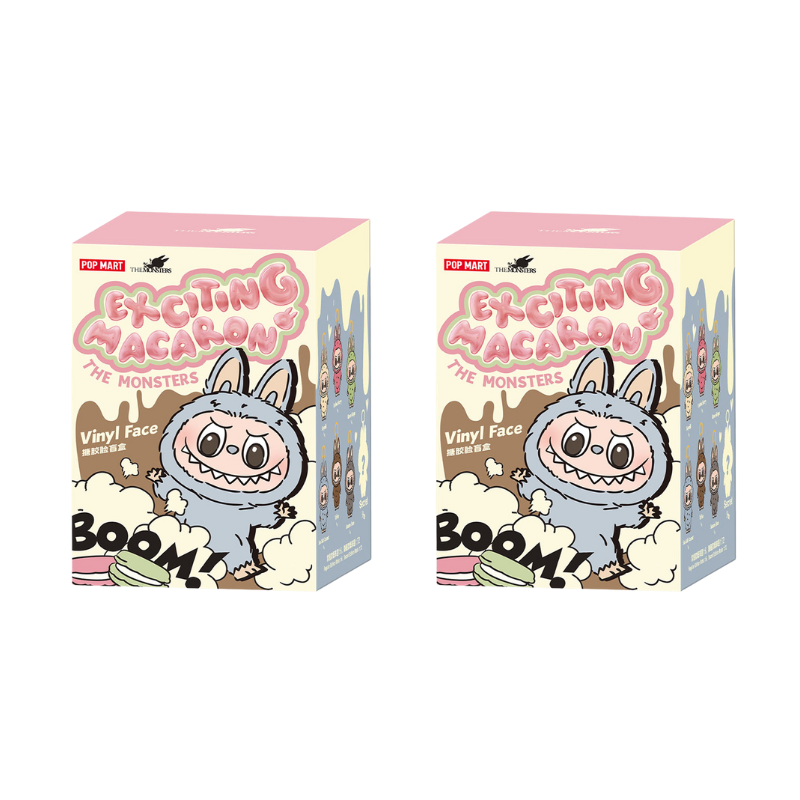 PopMart THE MONSTERS - Exciting Macaron Vinyl Face Blind Box (Labubu Doll)