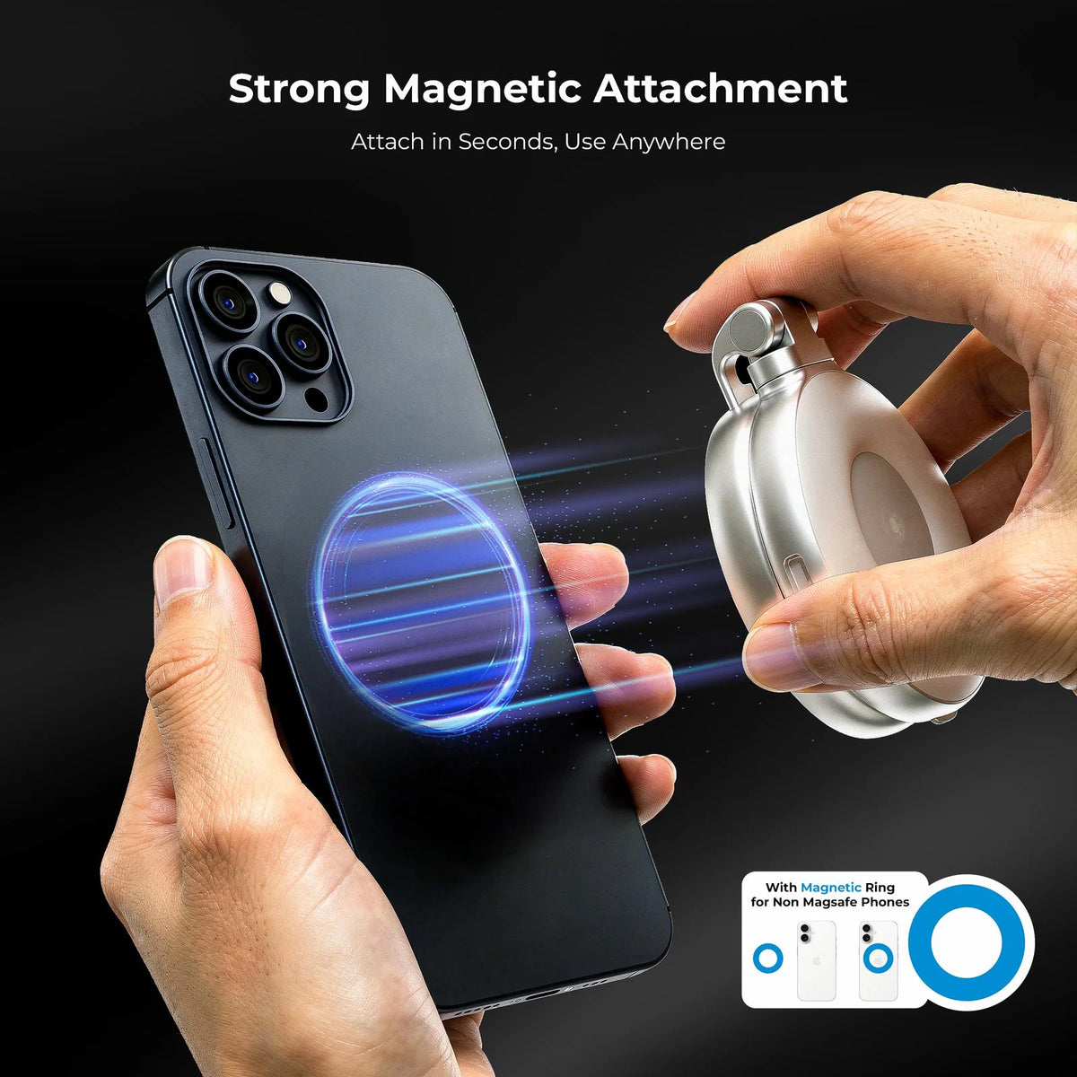 MagBeam™ Magnetic Selfie Light (Magsafe Compatible | iPhone | Android )