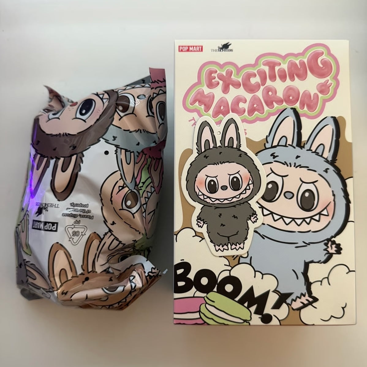 PopMart THE MONSTERS - Exciting Macaron Vinyl Face Blind Box (Labubu Doll)