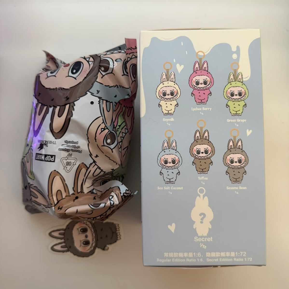 PopMart THE MONSTERS - Exciting Macaron Vinyl Face Blind Box (Labubu Doll)